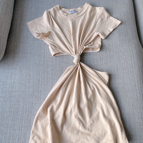 LNA Tie Cotton Dress - Picture 1 of 4